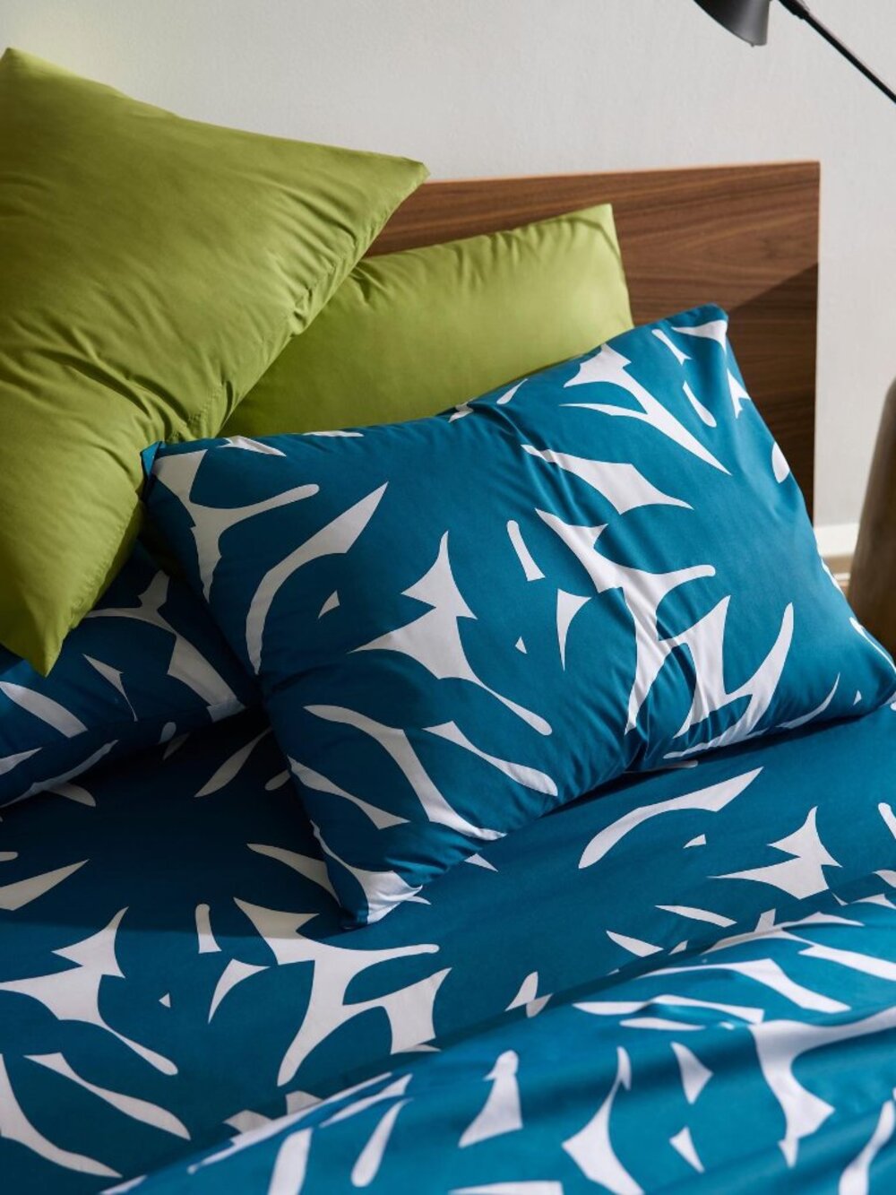 Brooklinen Isle of Palms Blue QUEEN 100% Cotton Percale Sheet Set